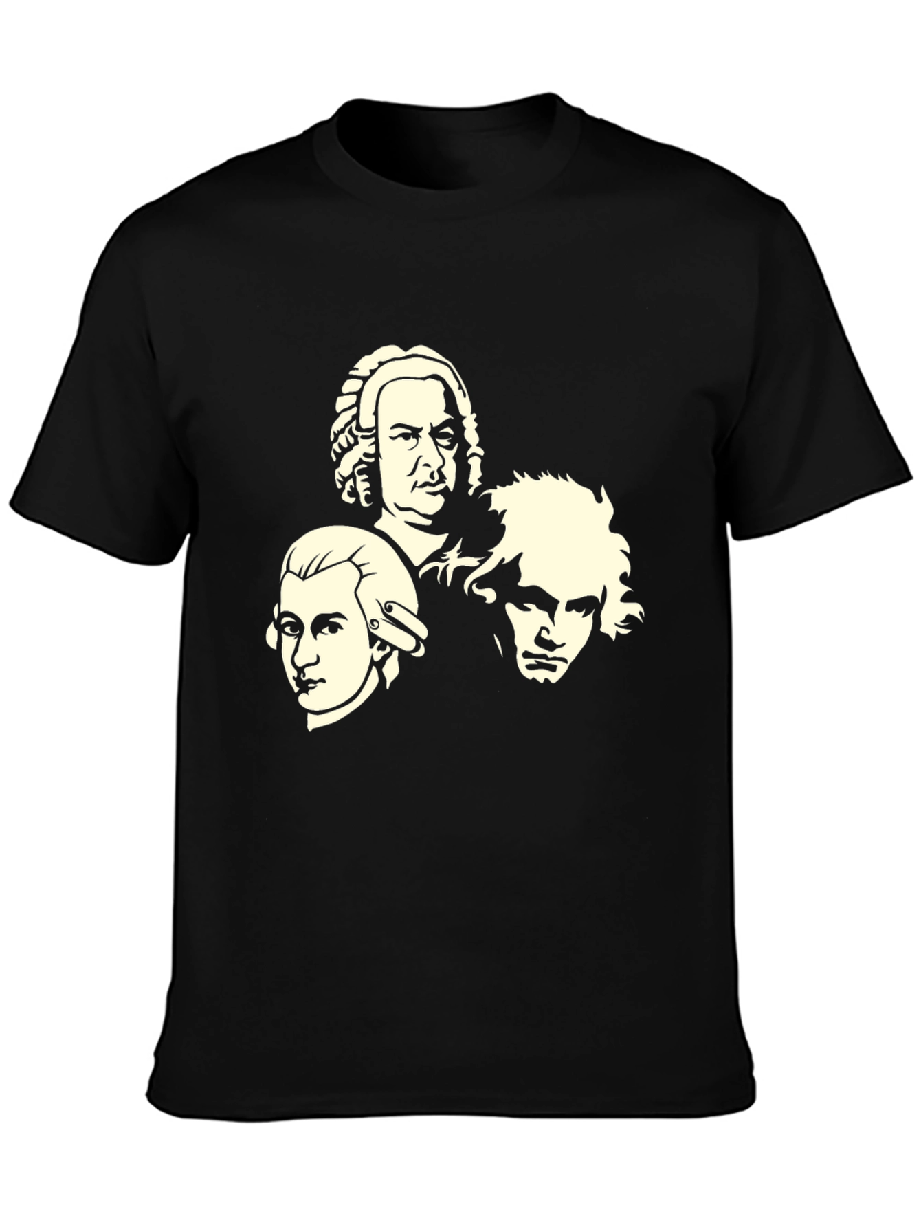 Classical Composers Graphic Tee - Black
