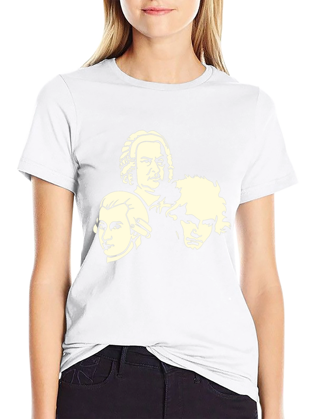 Classical Composers Graphic Tee - Black