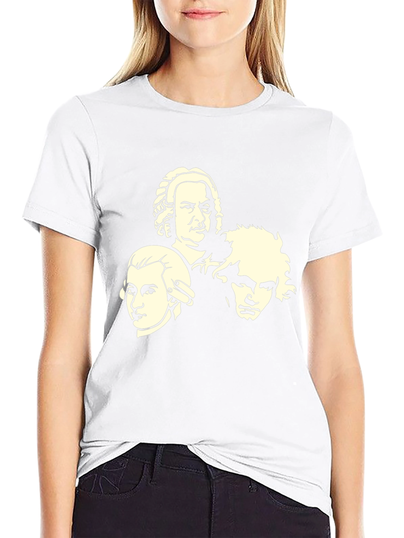 Classical Composers Graphic Tee - Black