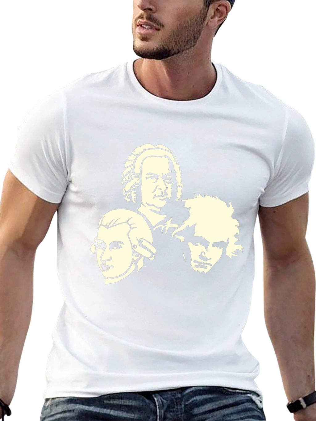 Classical Composers Graphic Tee - Black