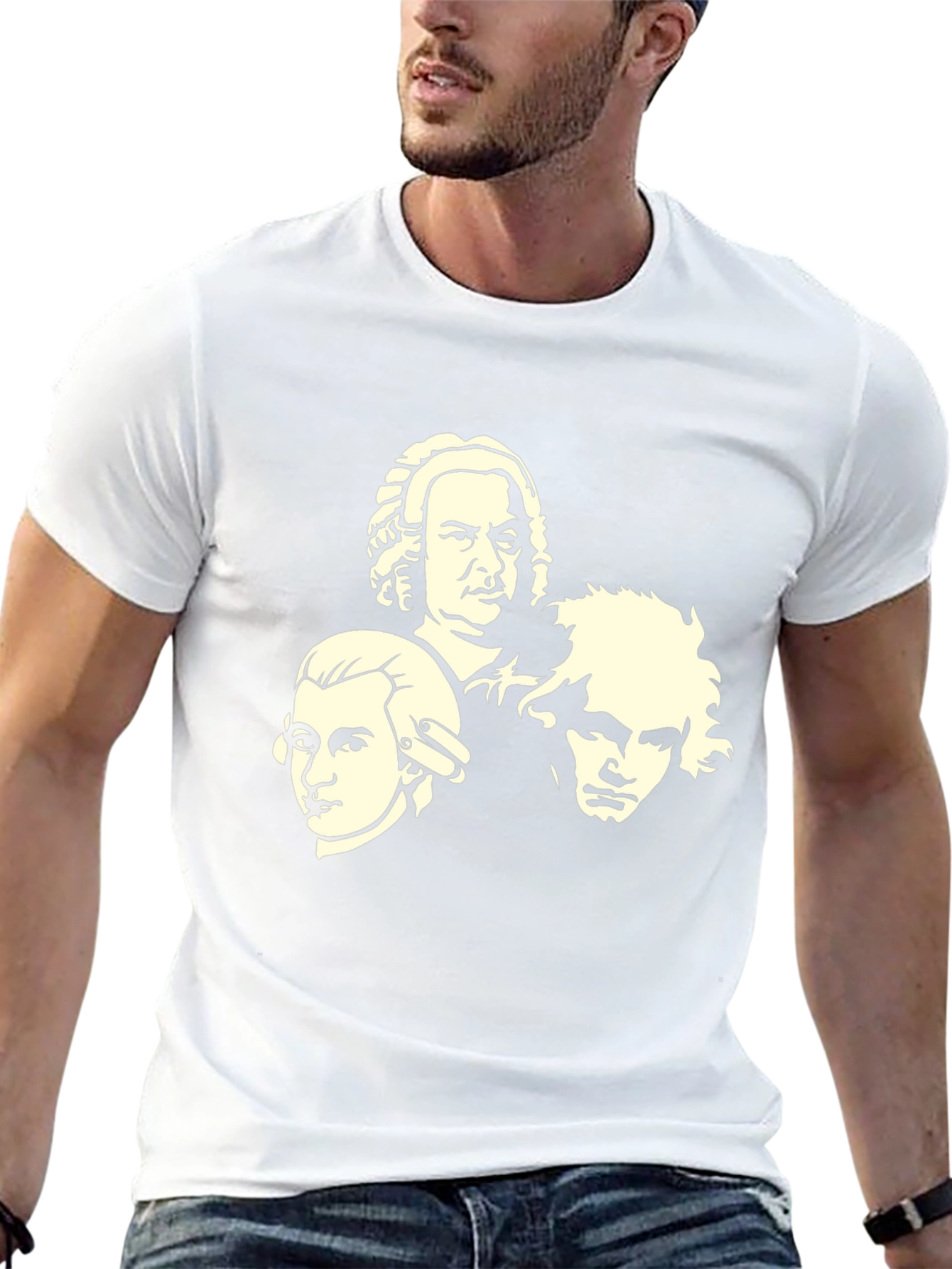 Classical Composers Graphic Tee - Black