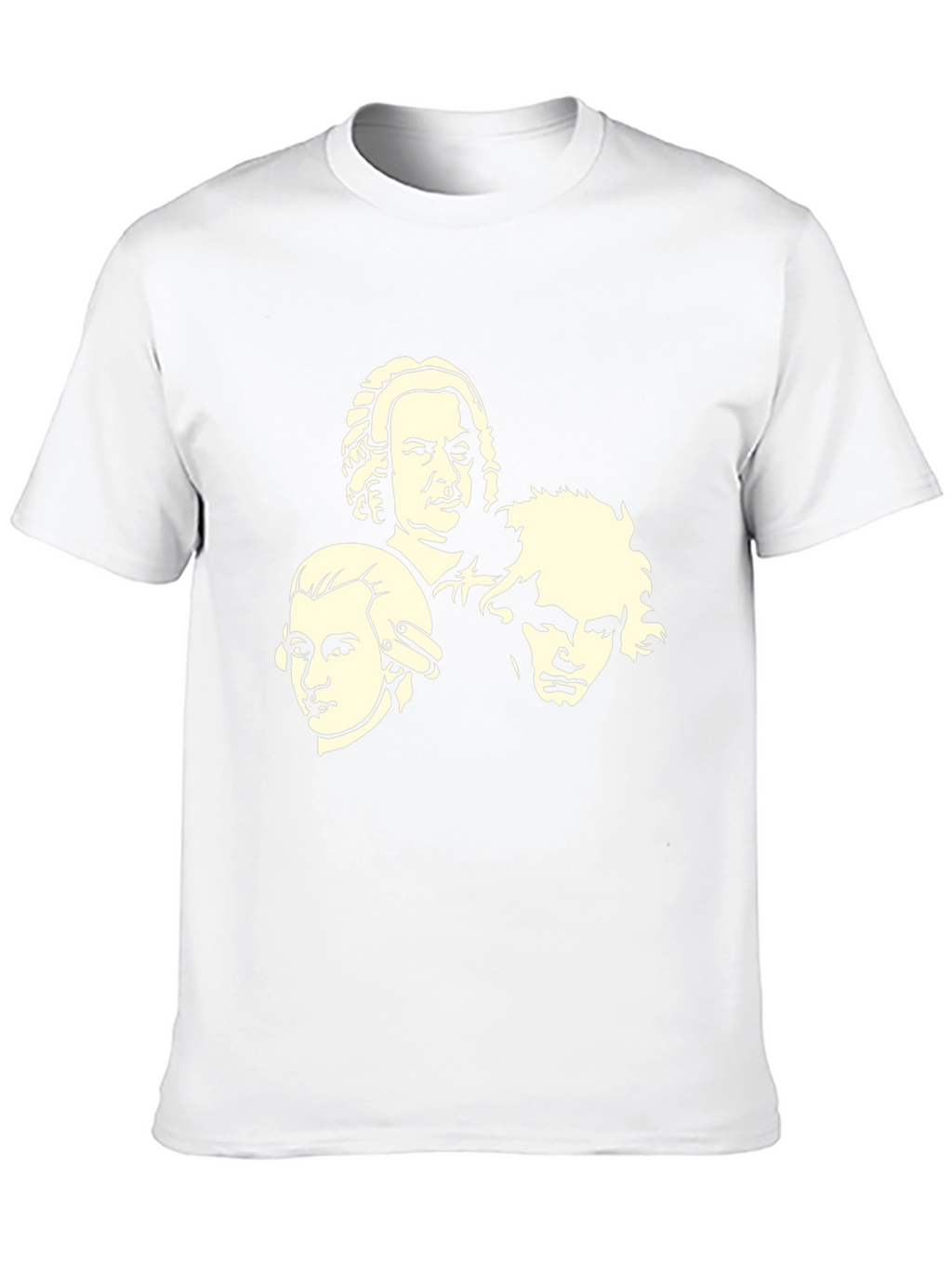 Classical Composers Graphic Tee - Black