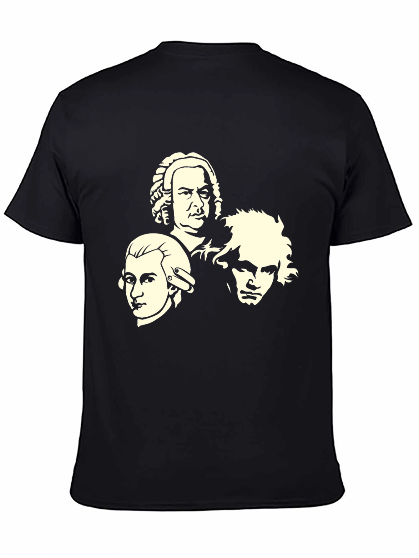 Classical Composers Graphic Tee - Black