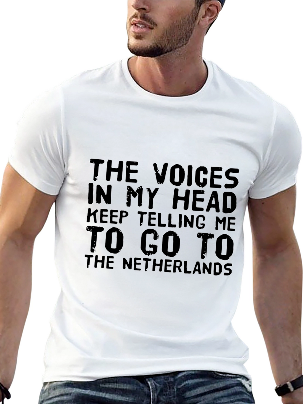 Netherlands Calling Novelty Graphic Tee