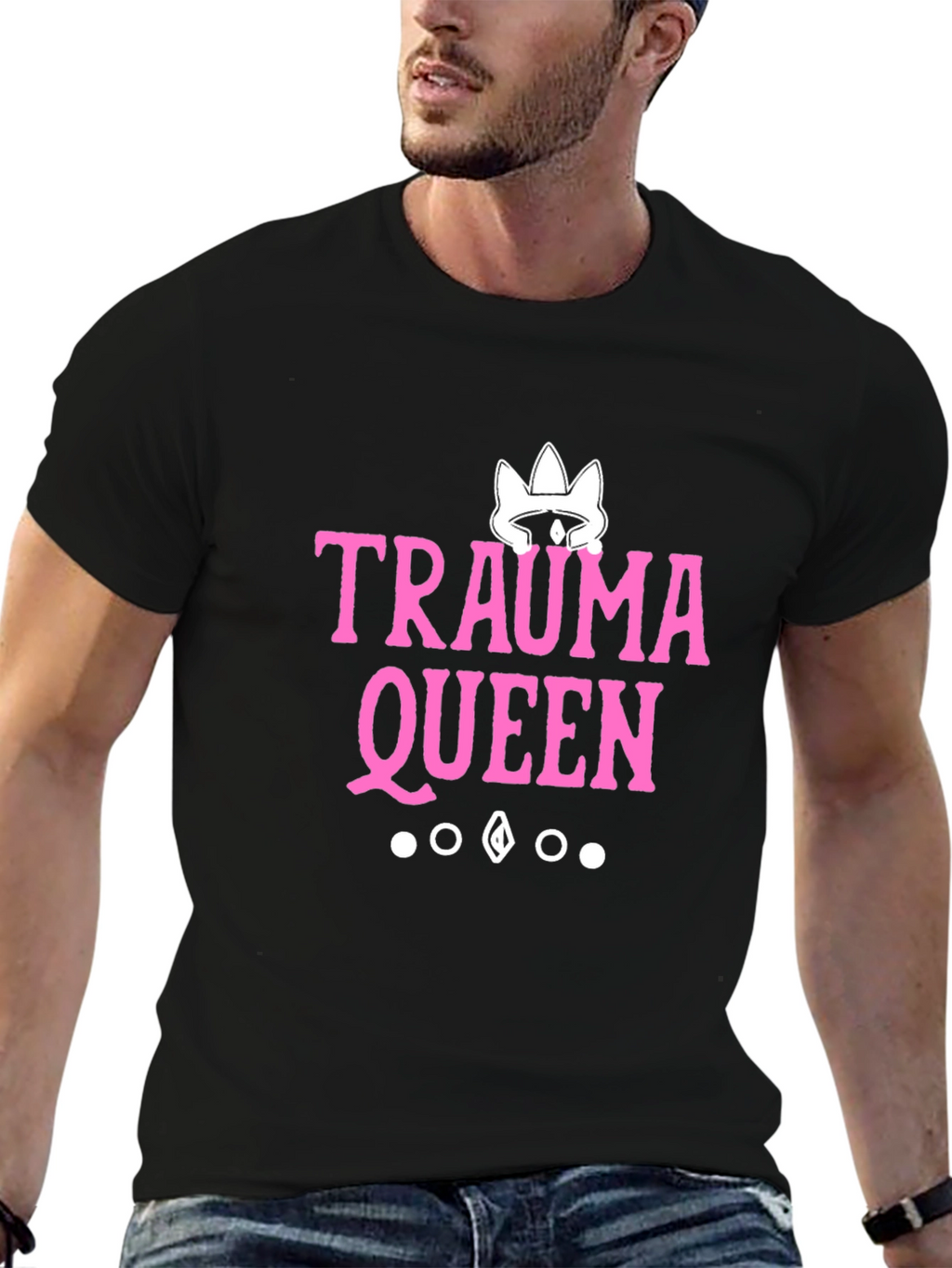 Trauma Queen Graphic Tee - Black