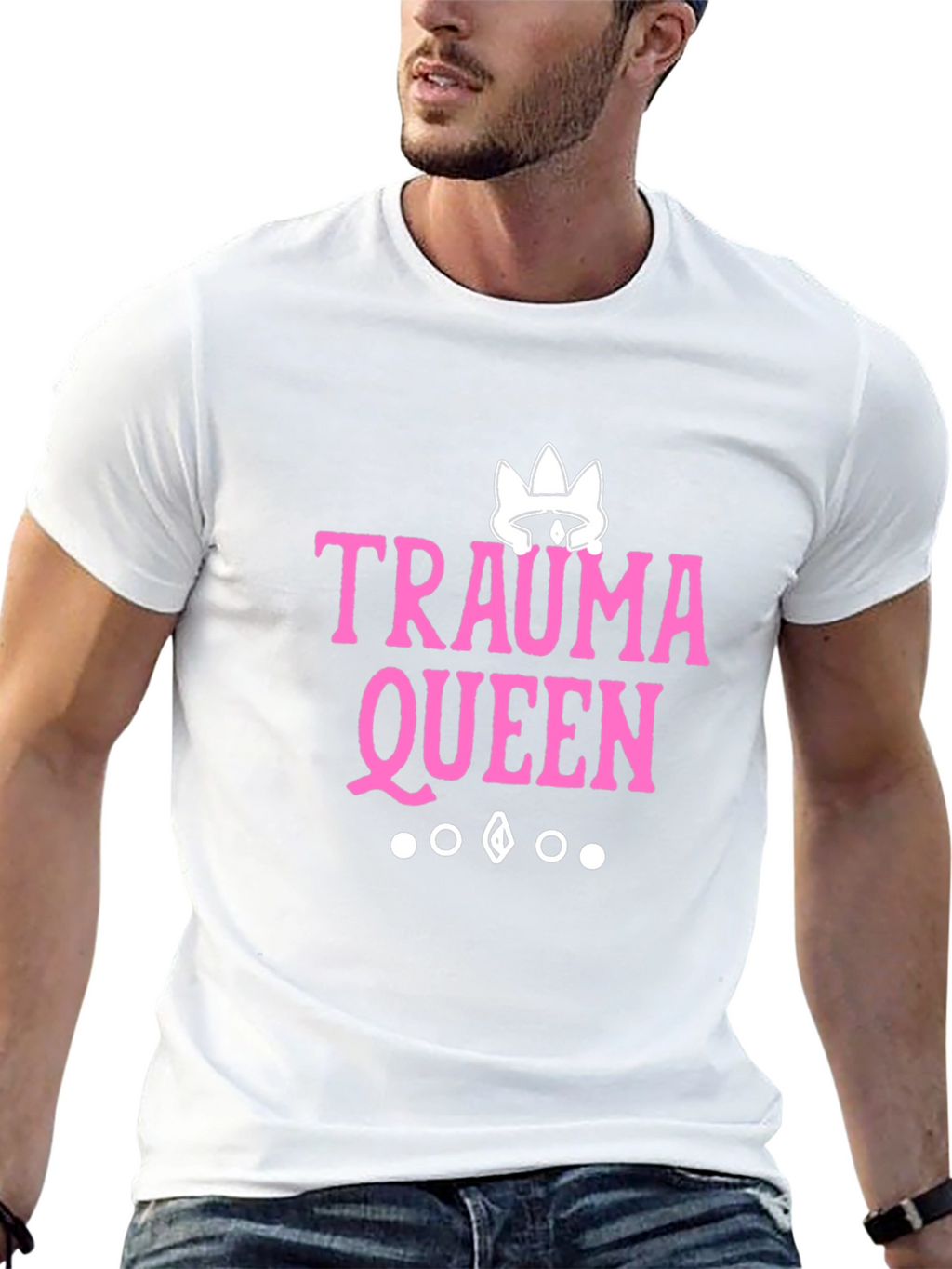 Trauma Queen Graphic Tee - Black
