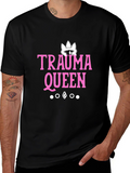 Trauma Queen Graphic Tee - Black