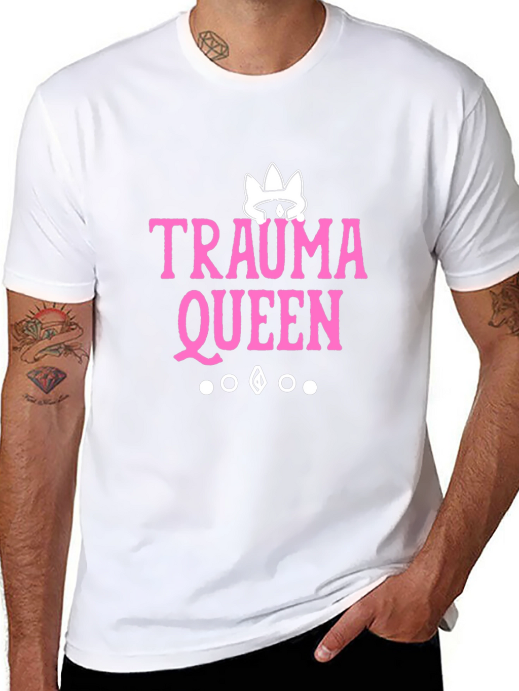 Trauma Queen Graphic Tee - Black