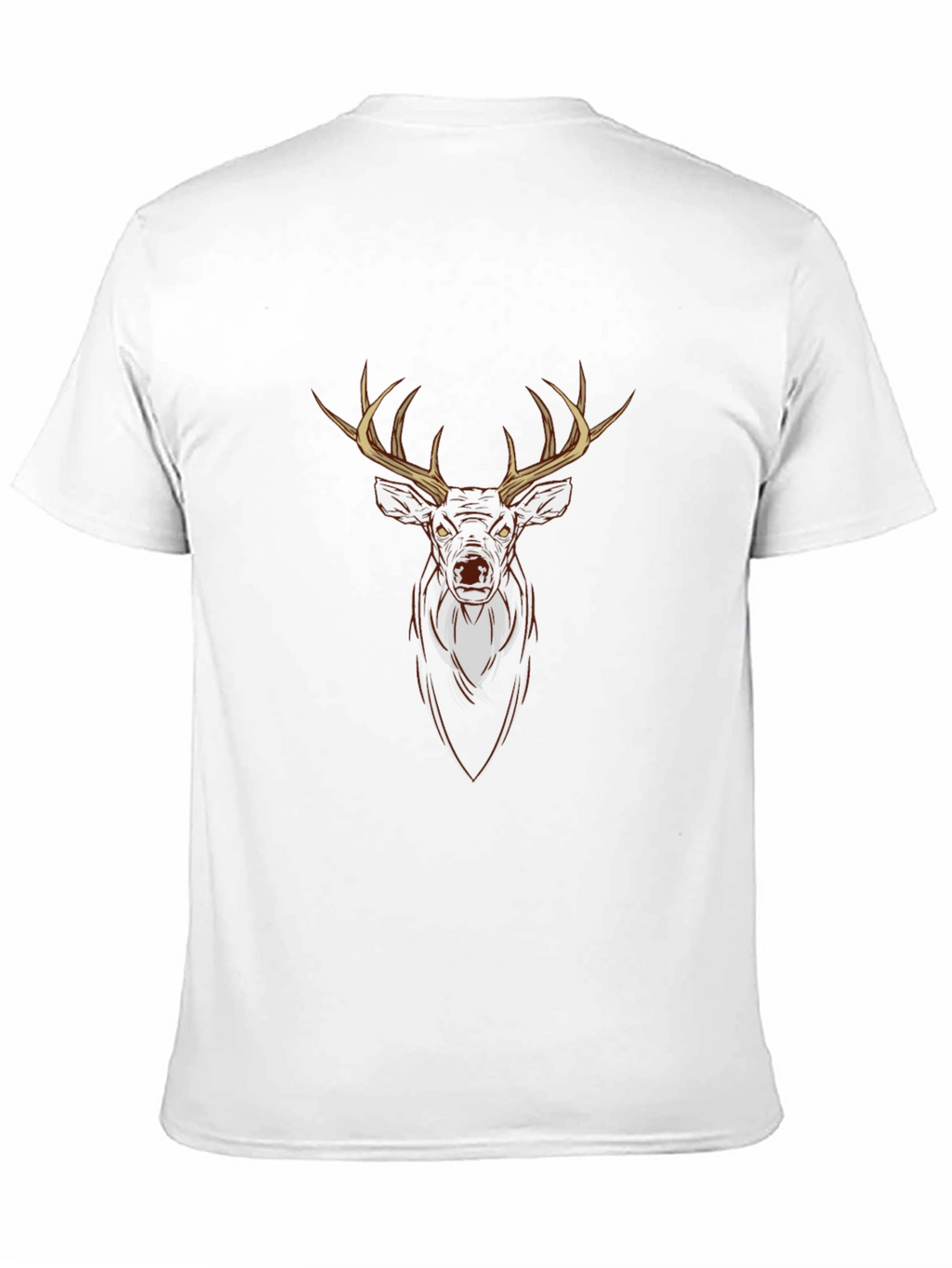 Deer Graphic Tee - Mens Black T-Shirt