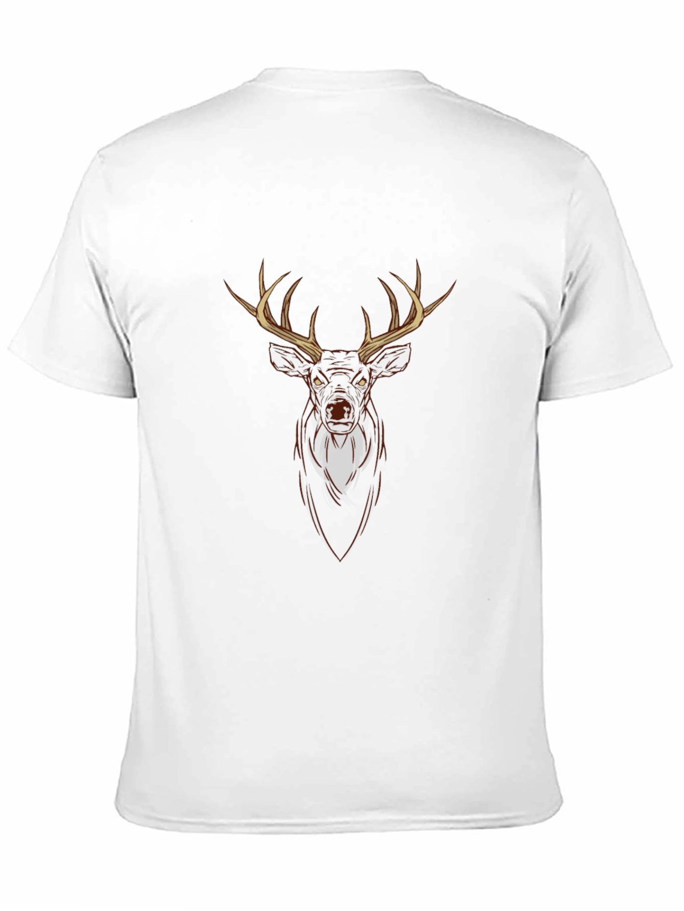 Deer Graphic Tee - Mens Black T-Shirt