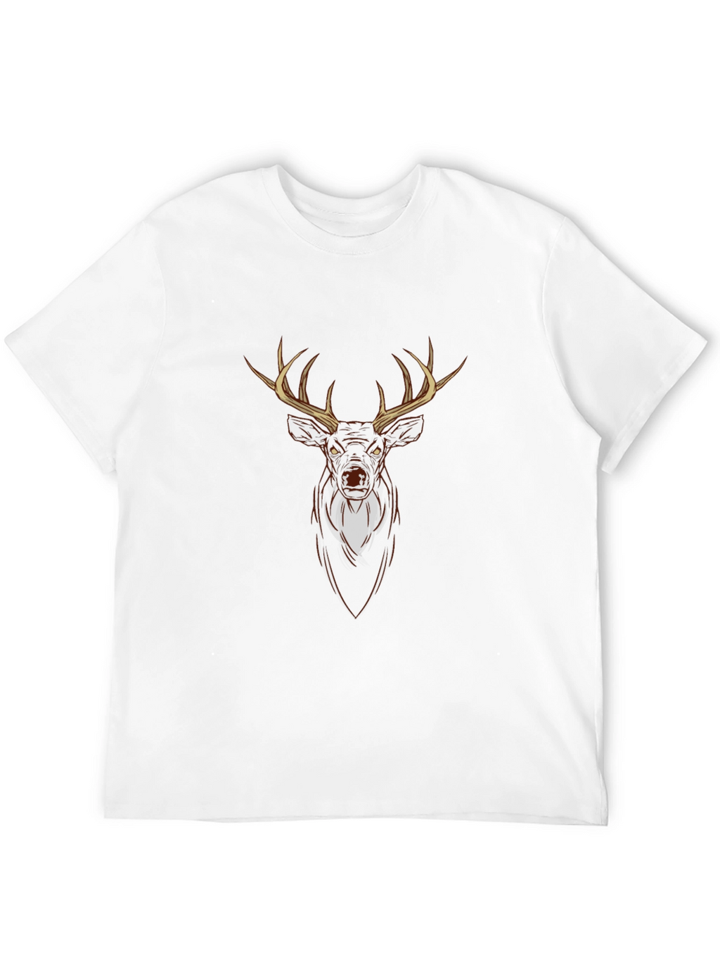 Deer Graphic Tee - Mens Black T-Shirt