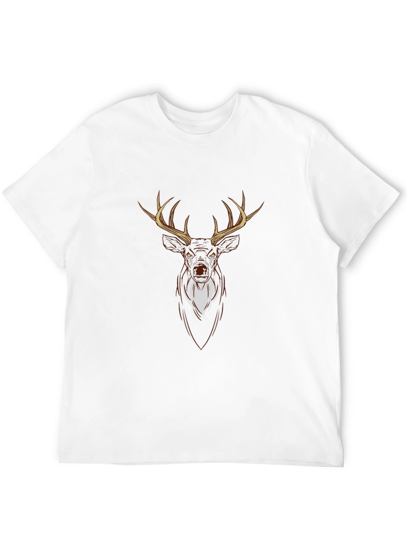 Deer Graphic Tee - Mens Black T-Shirt