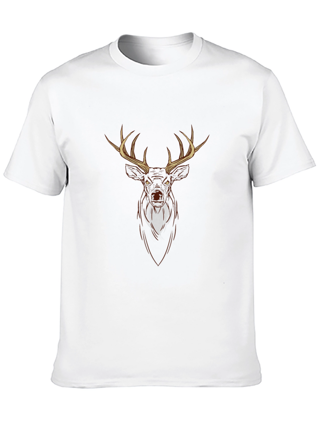 Deer Graphic Tee - Mens Black T-Shirt
