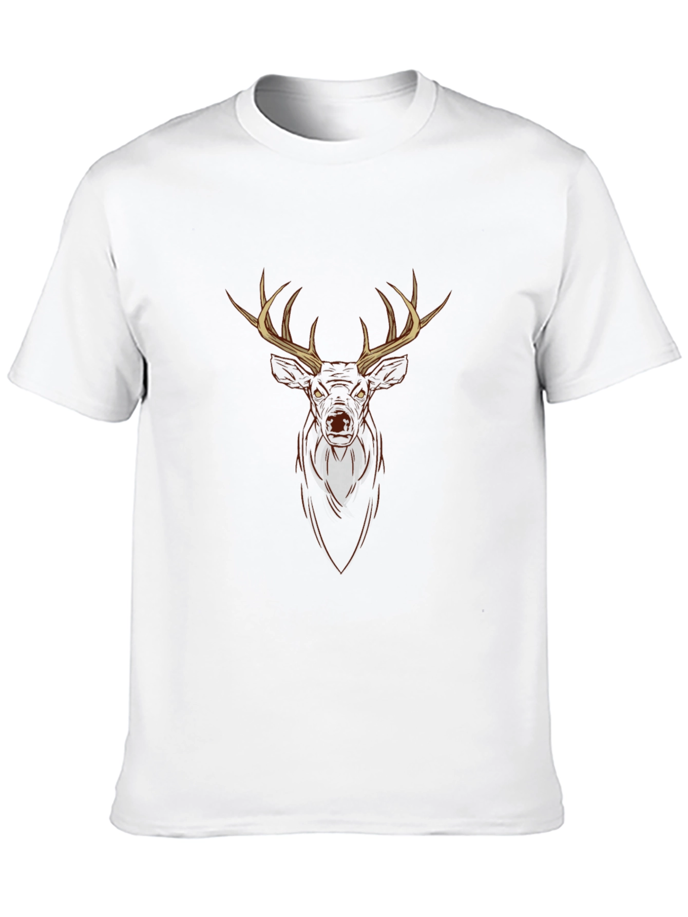 Deer Graphic Tee - Mens Black T-Shirt