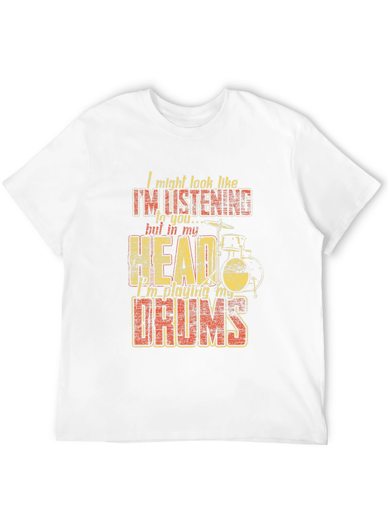 Funny Drummer T-Shirt - Im Playing My Drums