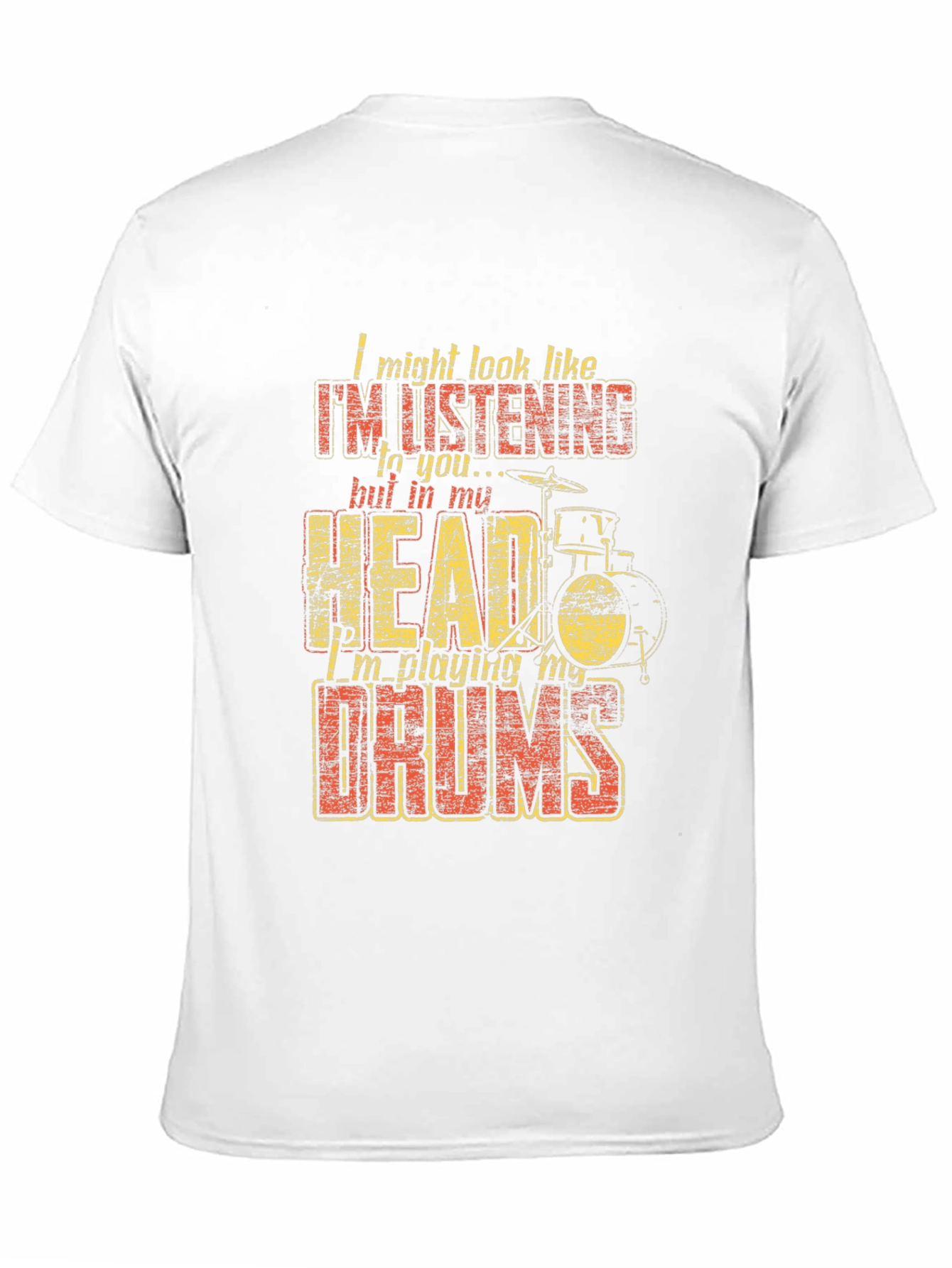Funny Drummer T-Shirt - Im Playing My Drums