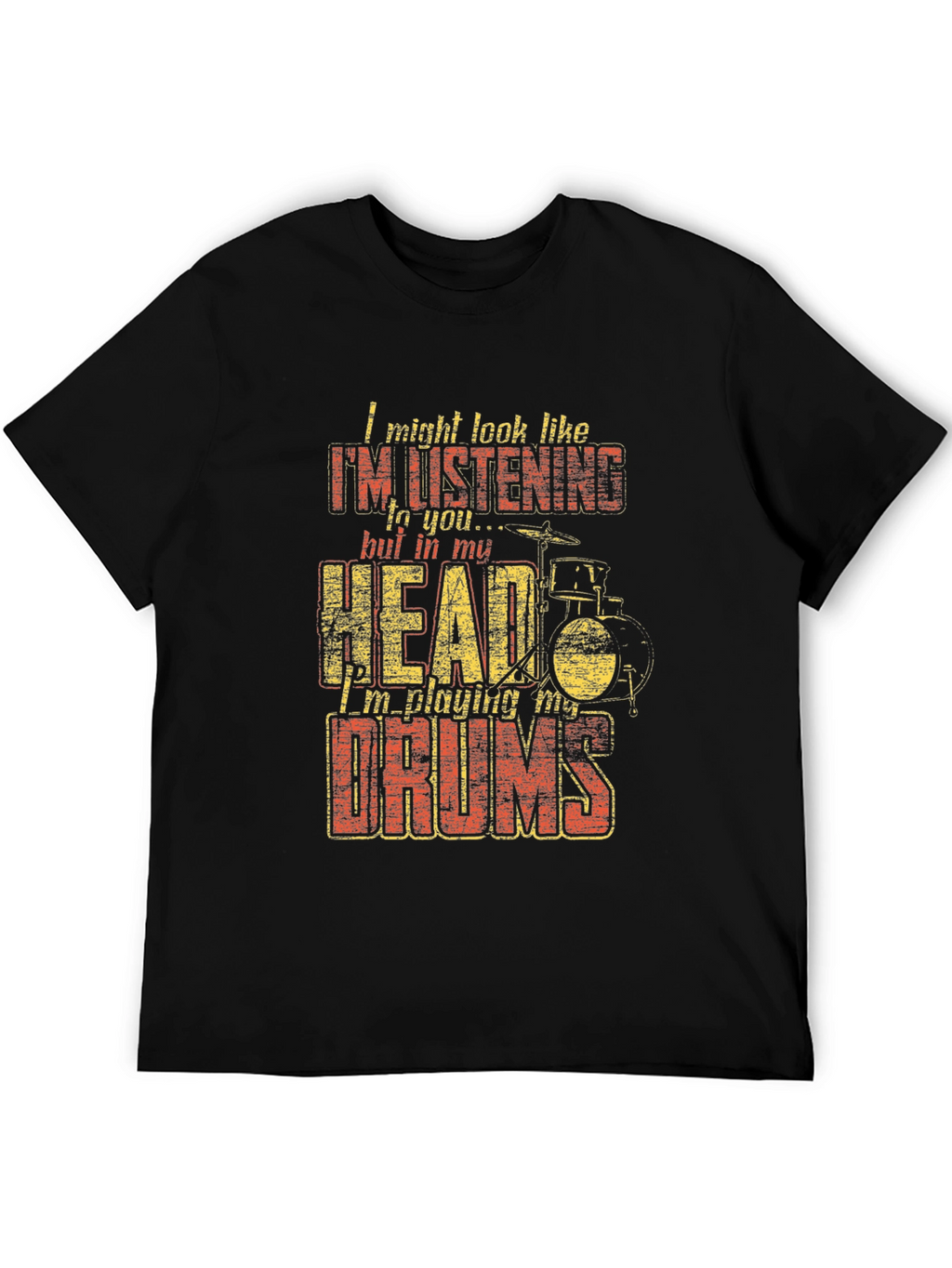 Funny Drummer T-Shirt - Im Playing My Drums