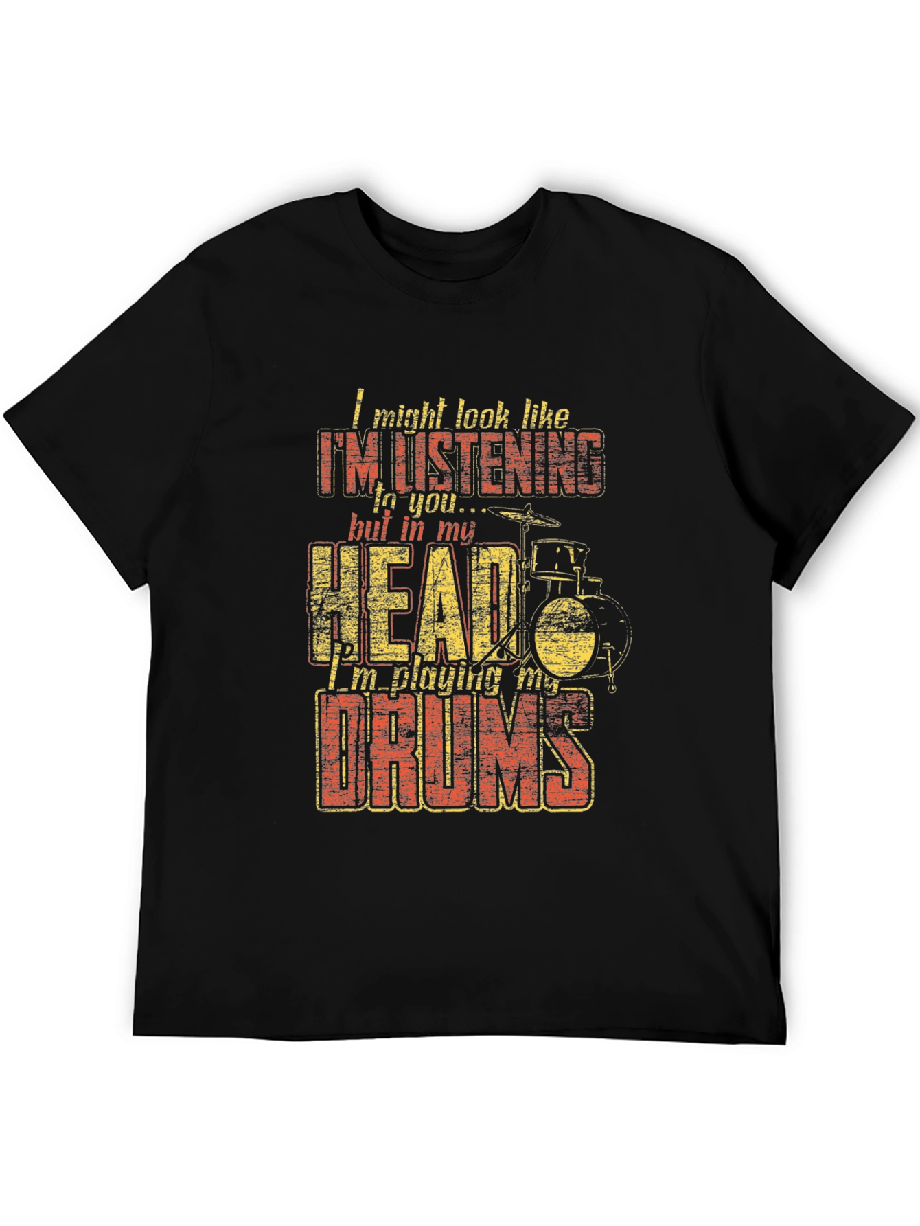Funny Drummer T-Shirt - Im Playing My Drums