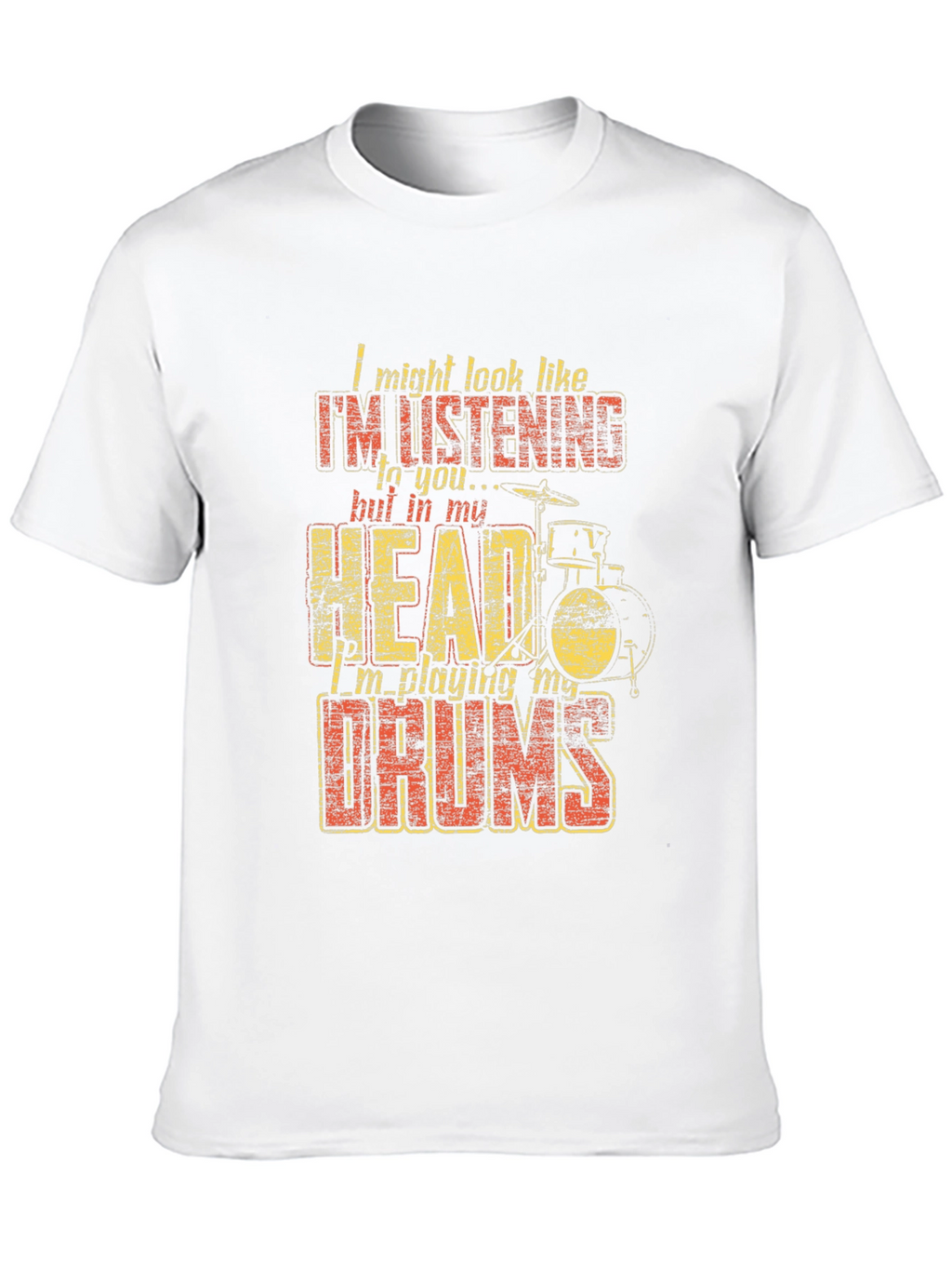 Funny Drummer T-Shirt - Im Playing My Drums