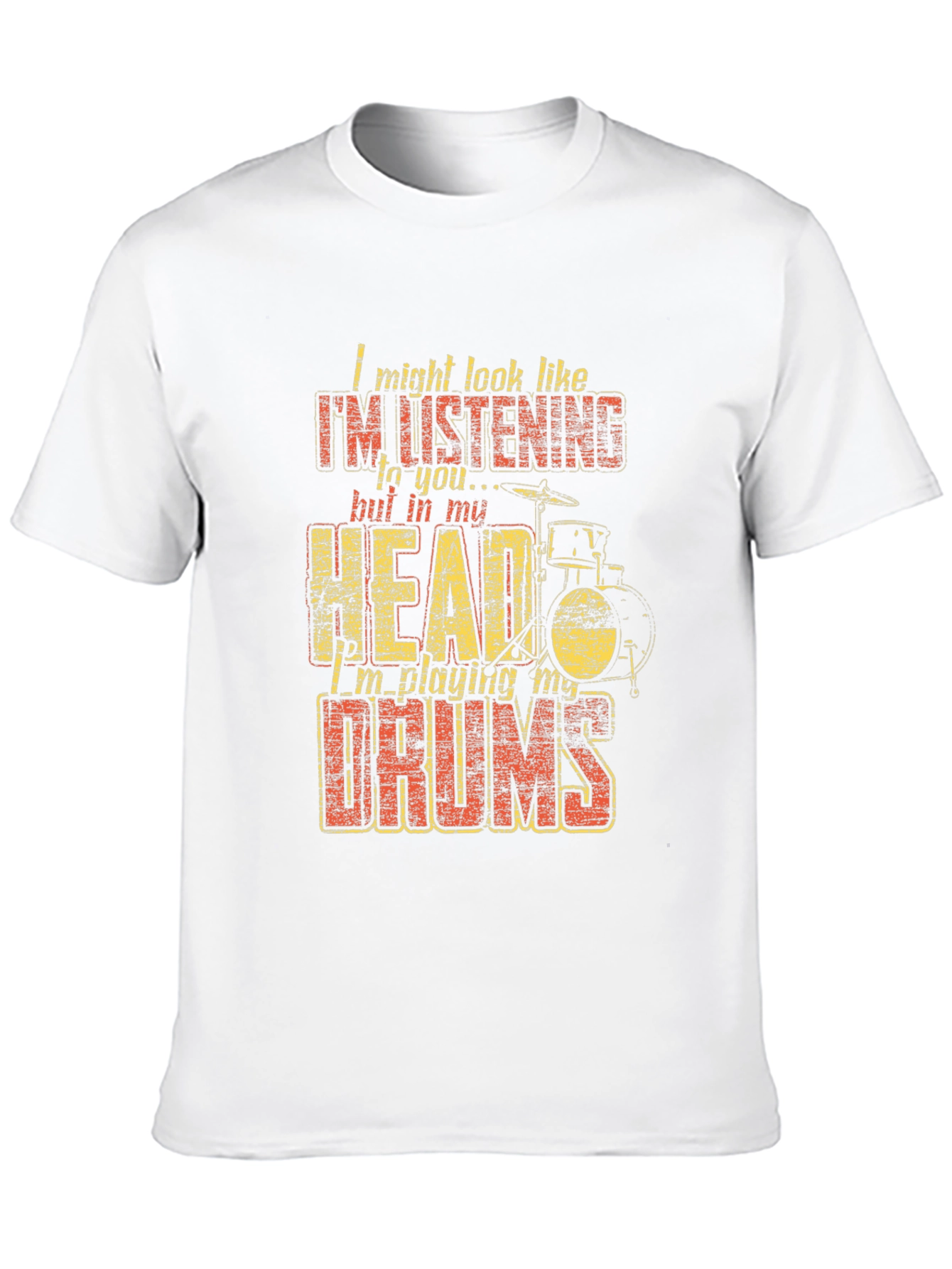 Funny Drummer T-Shirt - Im Playing My Drums