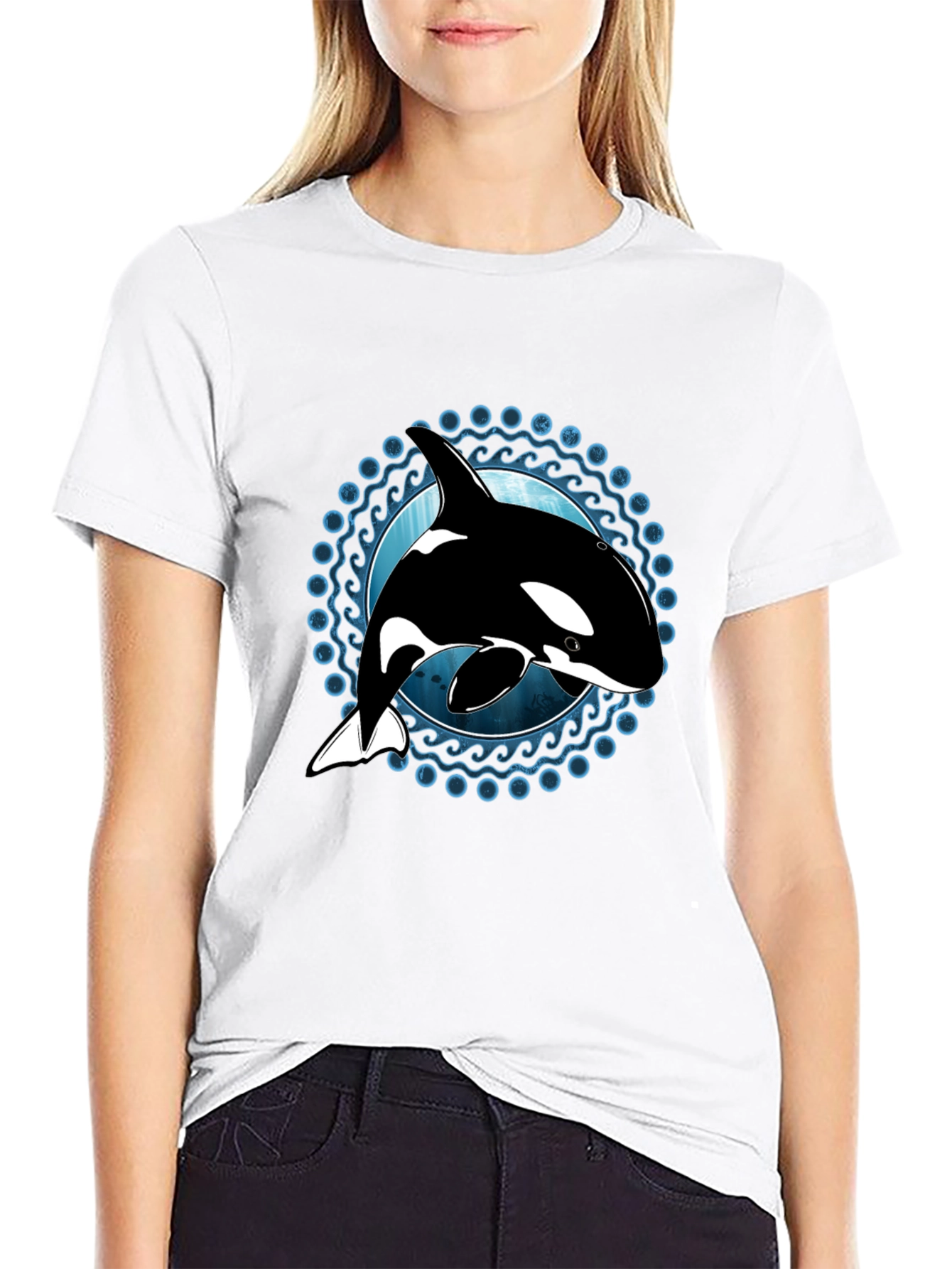 Orca Whale Graphic T-Shirt - Ocean Lover Tee