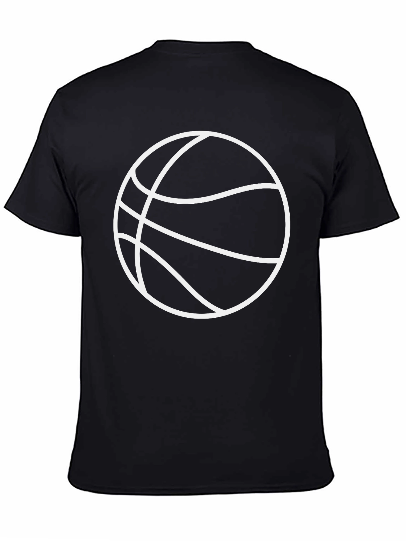 Basketball Graphic Tee - Black