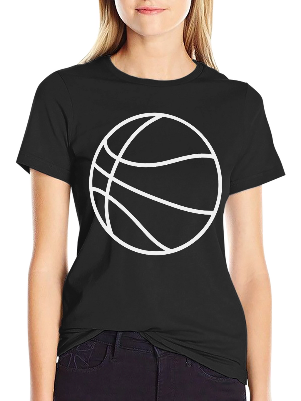 Basketball Graphic Tee - Black