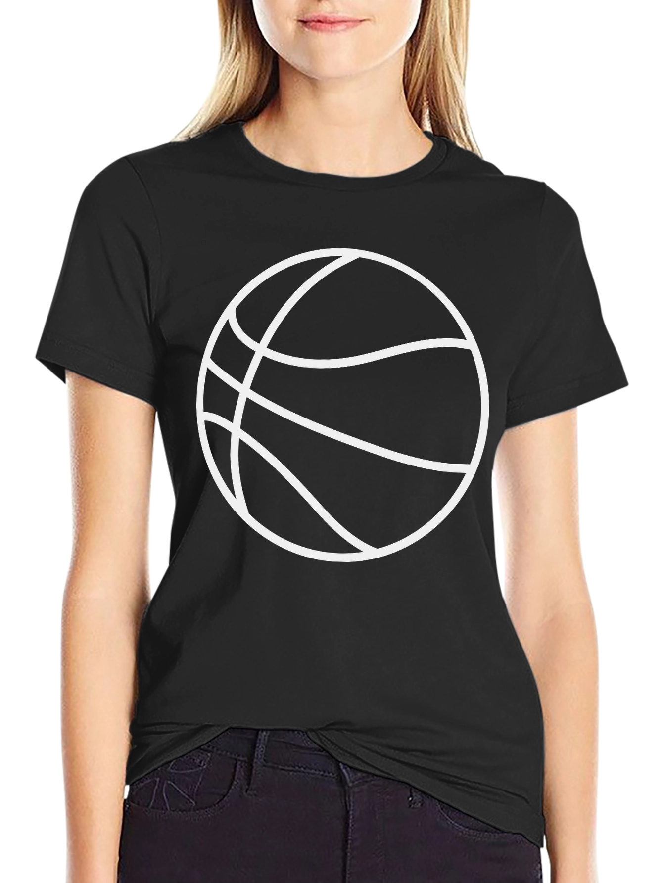 Basketball Graphic Tee - Black
