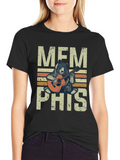 Memphis Bear Guitar T-Shirt