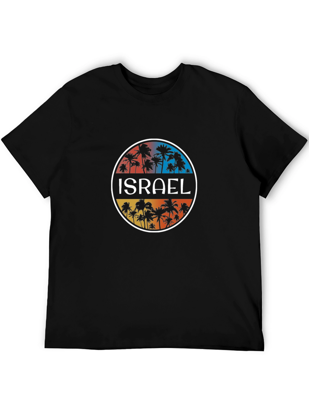 Israel Palm Tree T-Shirt - Tropical Beach Vacation Tee