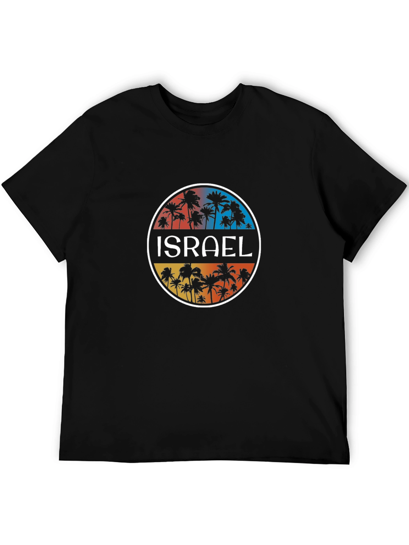 Israel Palm Tree T-Shirt - Tropical Beach Vacation Tee