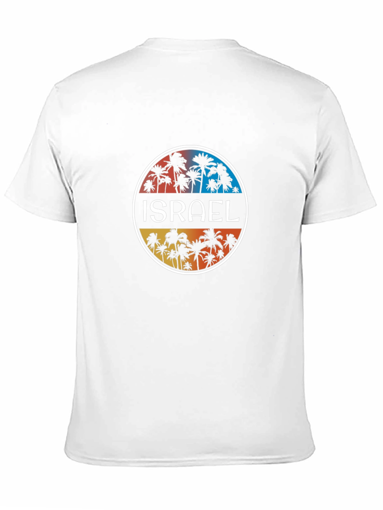 Israel Palm Tree T-Shirt - Tropical Beach Vacation Tee