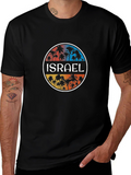 Israel Palm Tree T-Shirt - Tropical Beach Vacation Tee