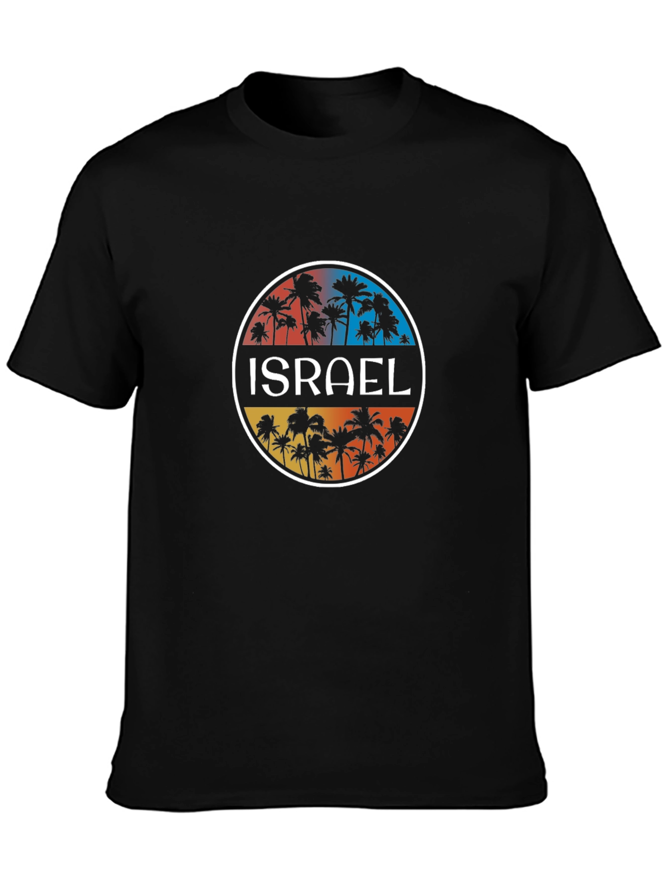 Israel Palm Tree T-Shirt - Tropical Beach Vacation Tee