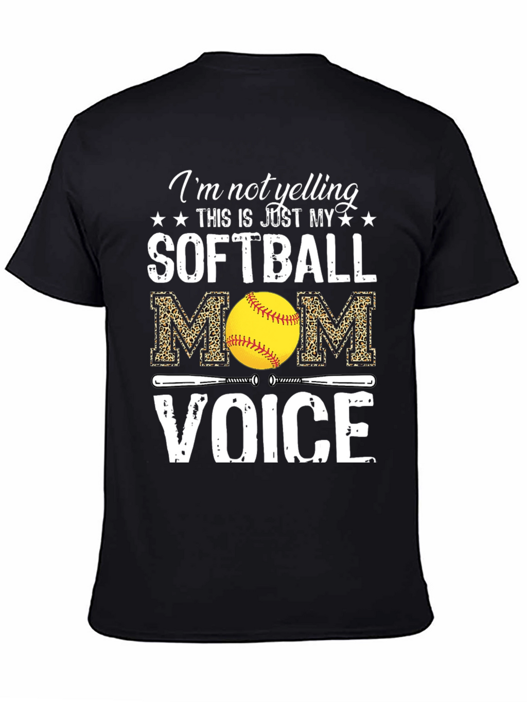 Softball Mom T-Shirt - Novelty Graphic Tee
