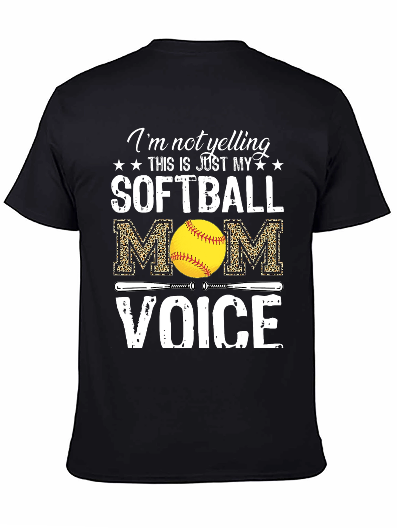 Softball Mom T-Shirt - Novelty Graphic Tee