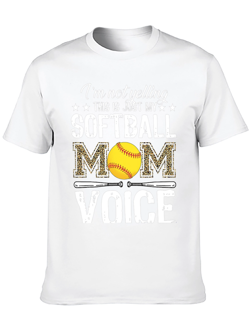 Softball Mom T-Shirt - Novelty Graphic Tee