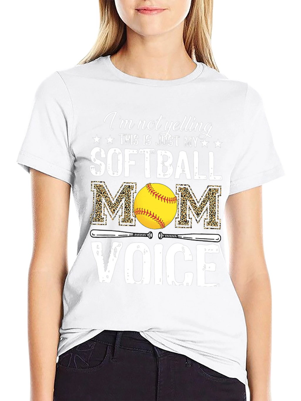 Softball Mom T-Shirt - Novelty Graphic Tee