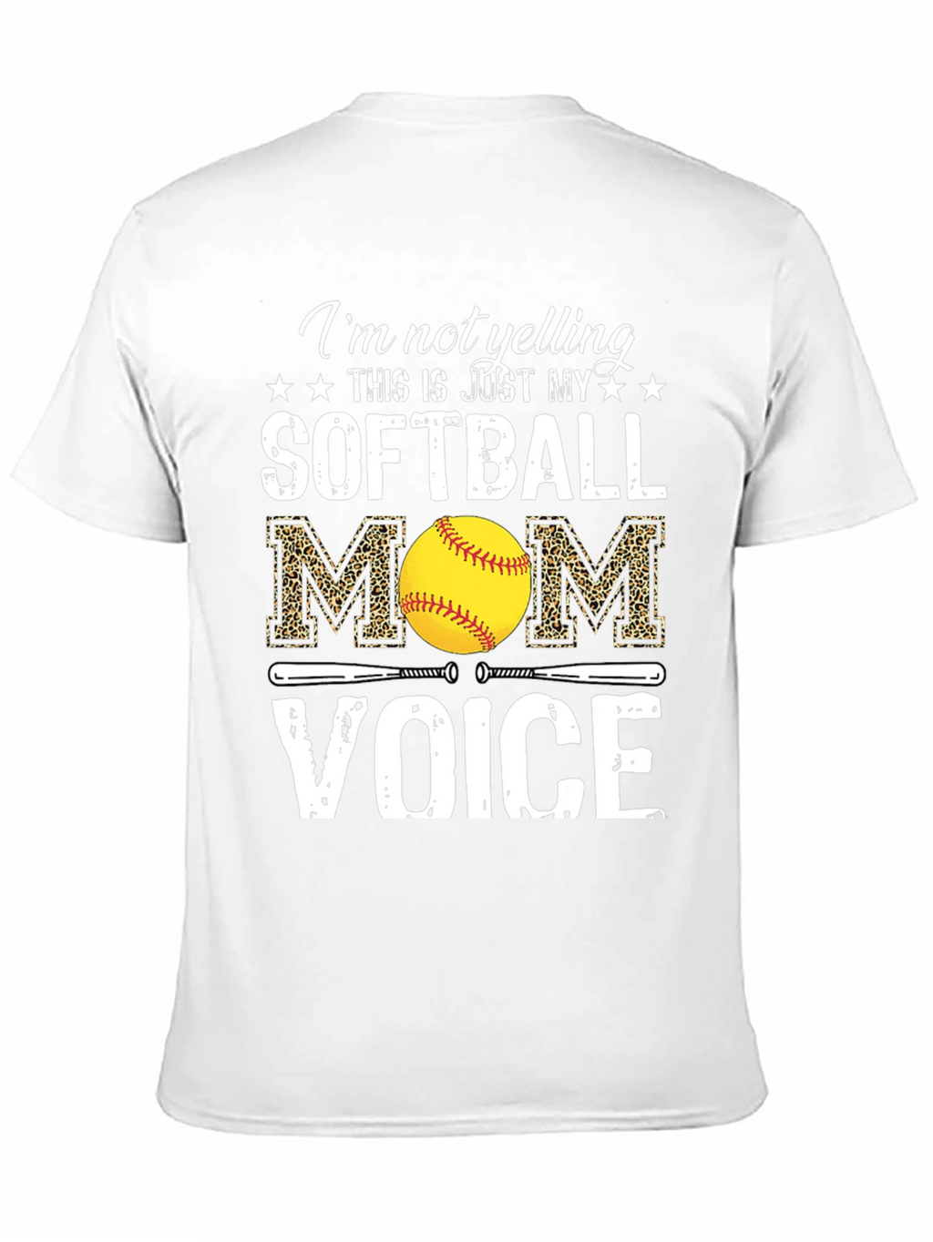 Softball Mom T-Shirt - Novelty Graphic Tee