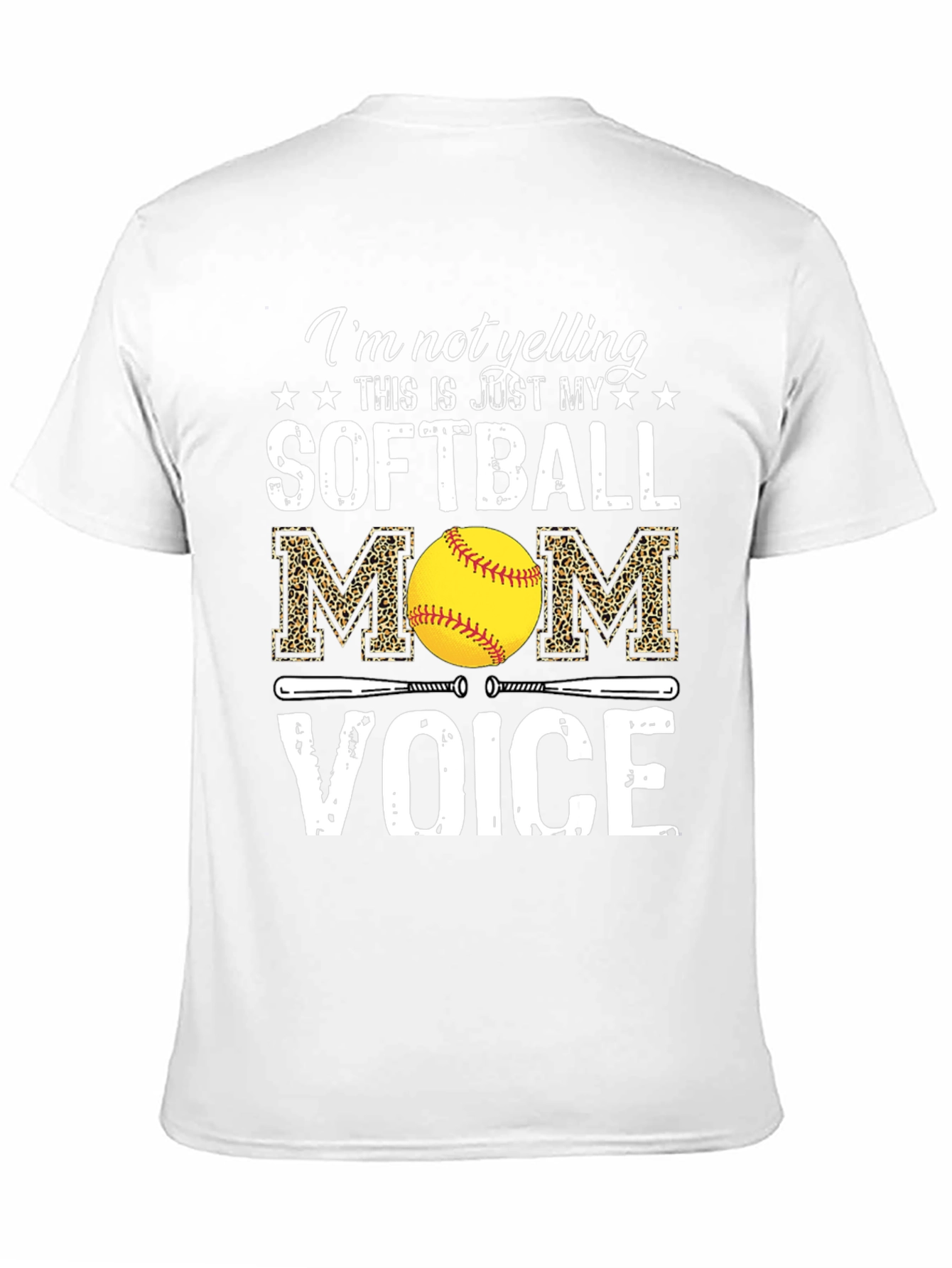Softball Mom T-Shirt - Novelty Graphic Tee
