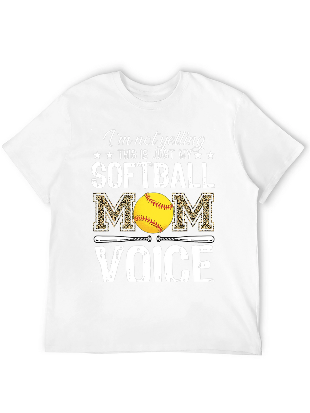 Softball Mom T-Shirt - Novelty Graphic Tee