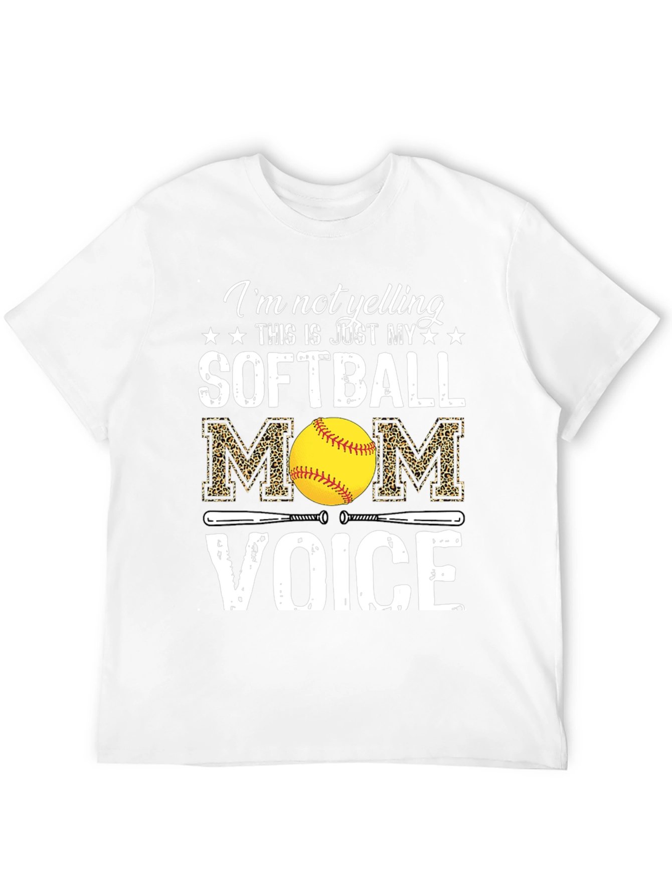 Softball Mom T-Shirt - Novelty Graphic Tee