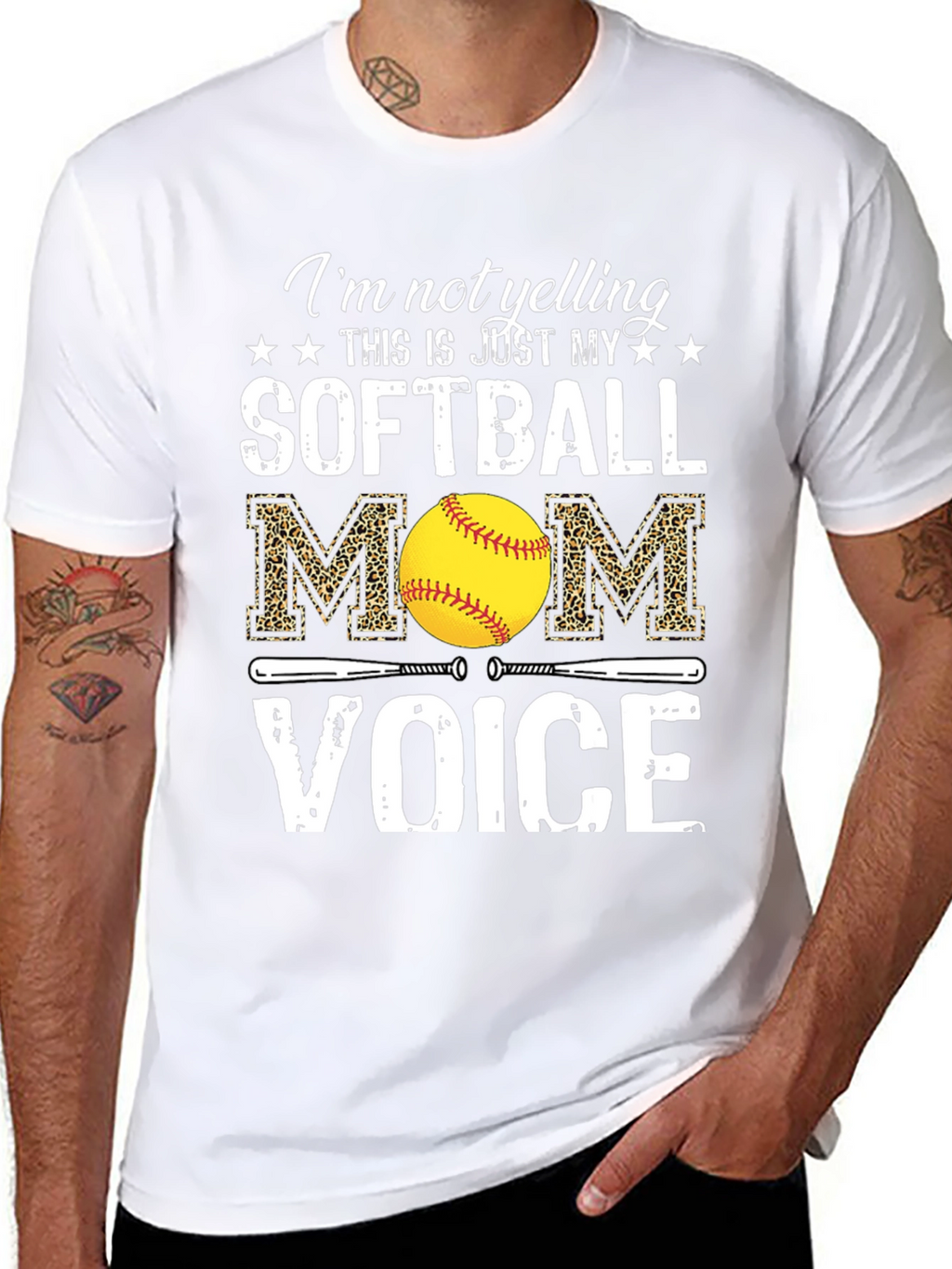 Softball Mom T-Shirt - Novelty Graphic Tee
