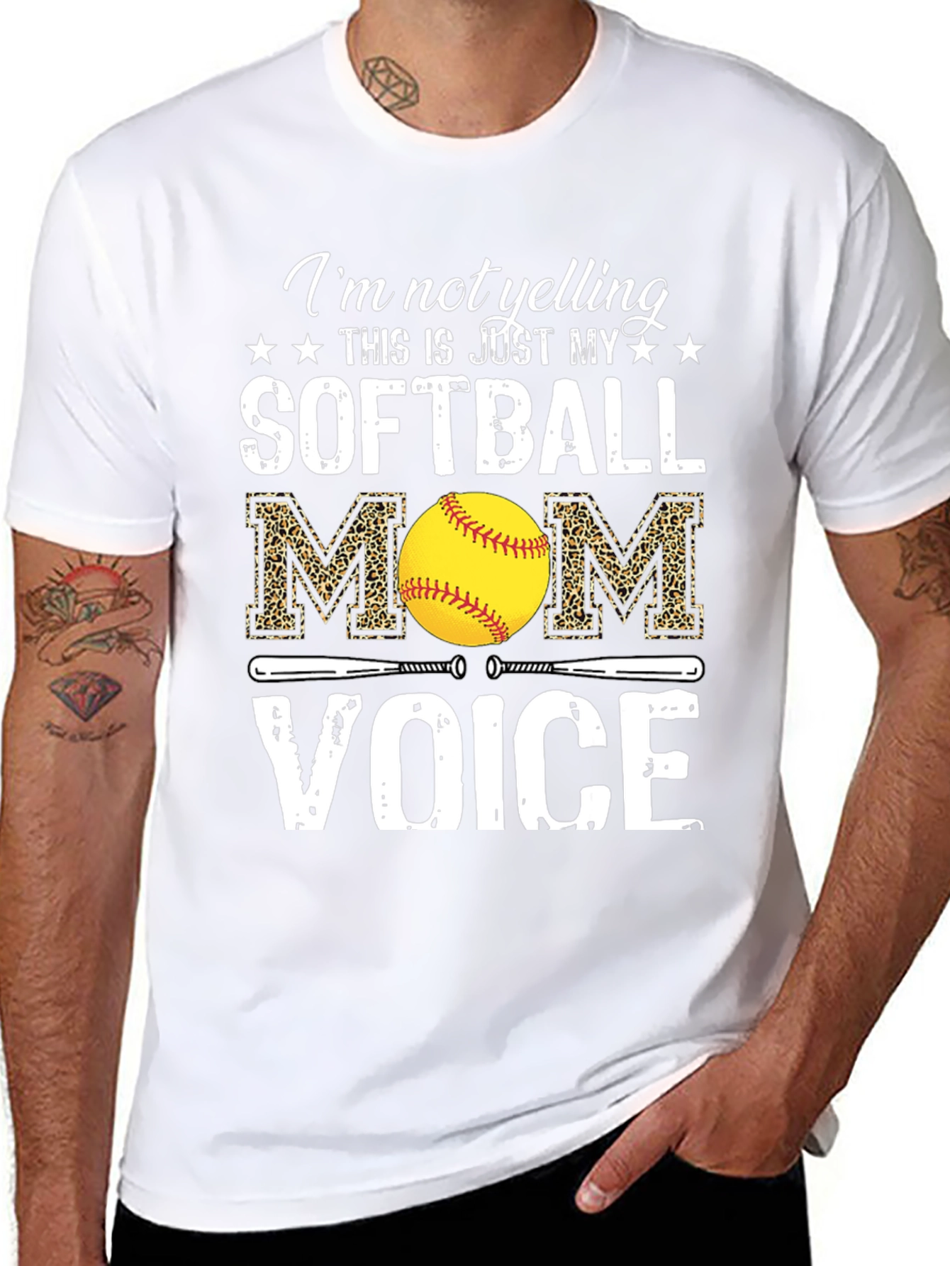 Softball Mom T-Shirt - Novelty Graphic Tee