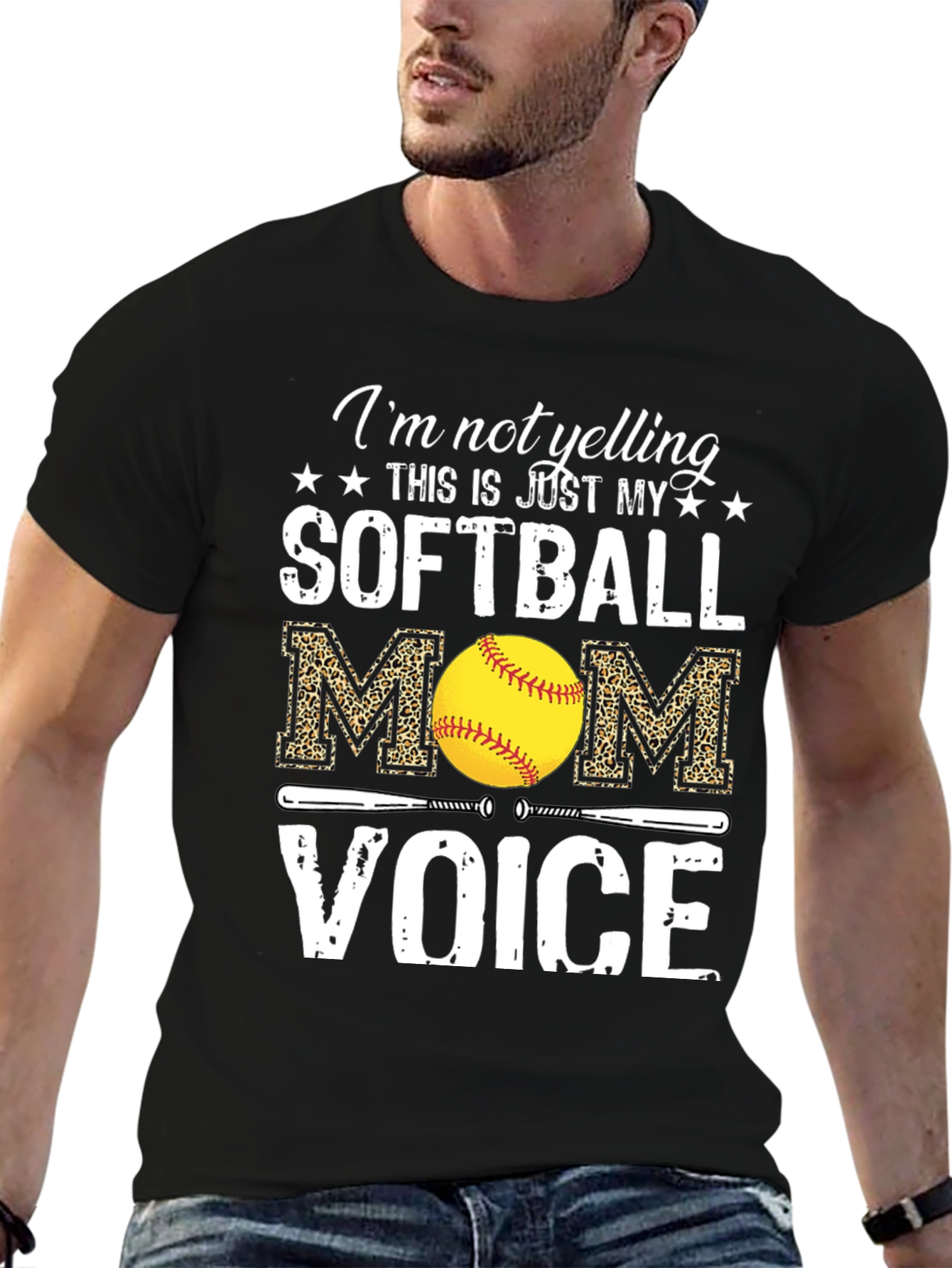 Softball Mom T-Shirt - Novelty Graphic Tee