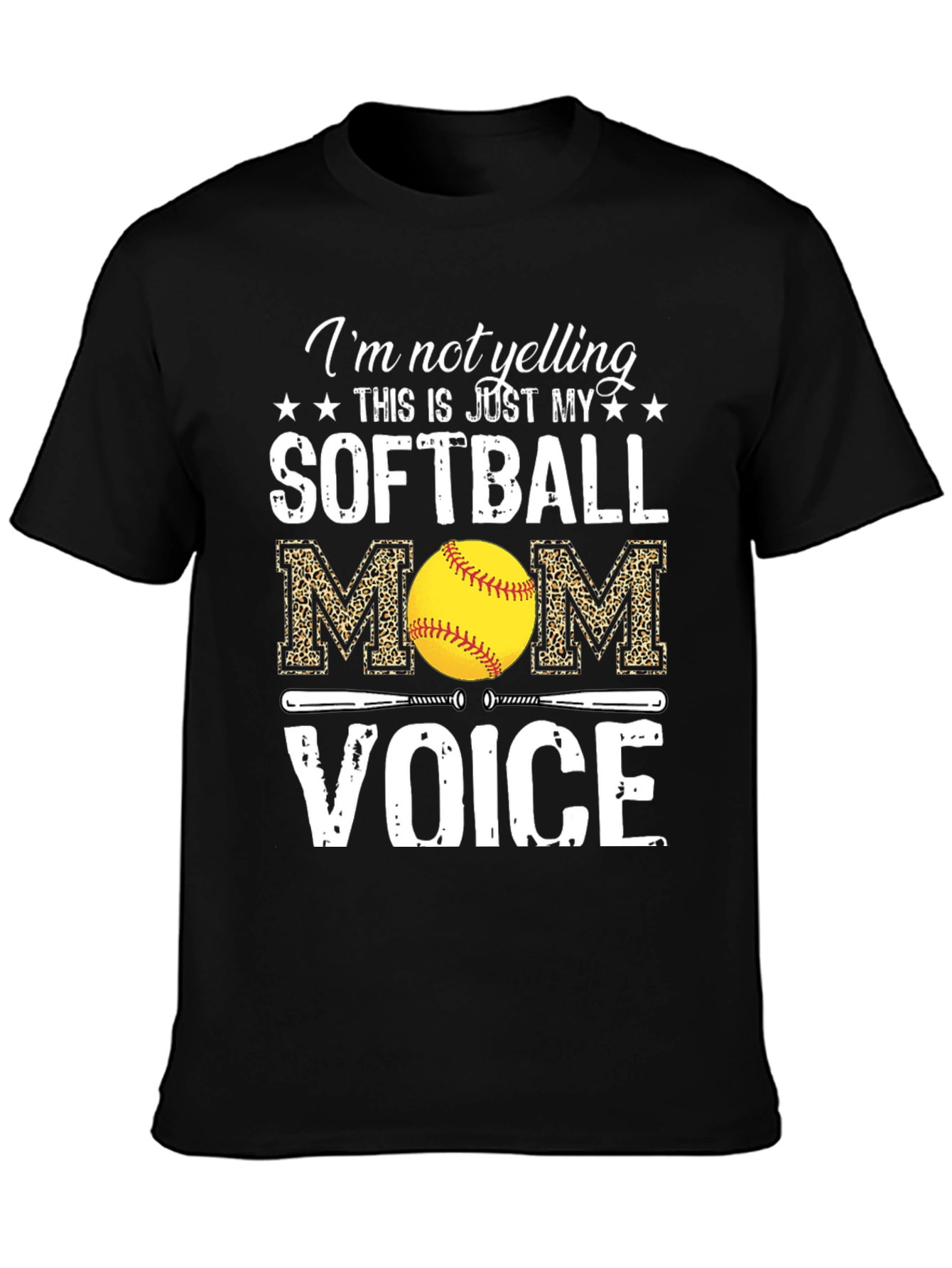 Softball Mom T-Shirt - Novelty Graphic Tee