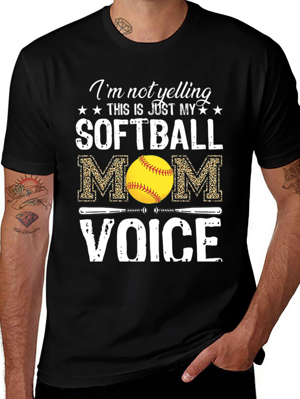 Softball Mom T-Shirt - Novelty Graphic Tee