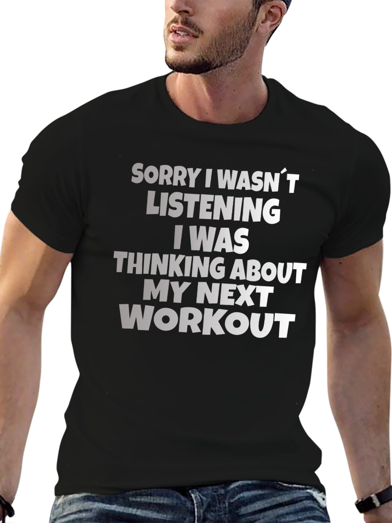 Workout Motivation T-Shirt Funny Gym Tee
