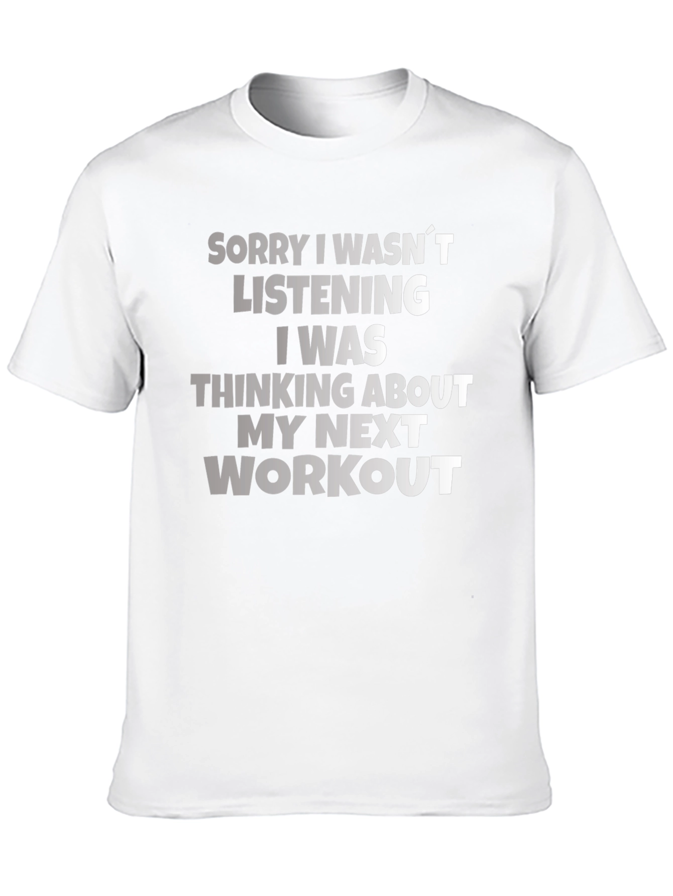 Workout Motivation T-Shirt Funny Gym Tee