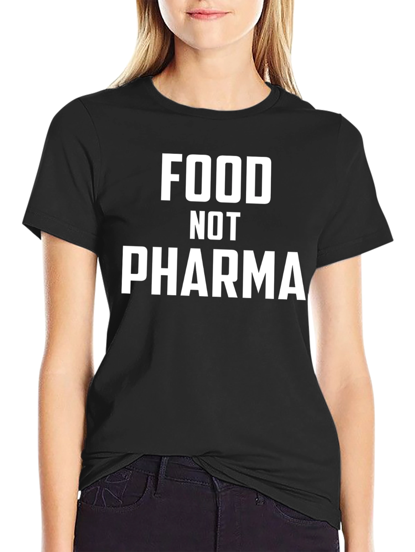 Food Not Pharma Graphic T-Shirt